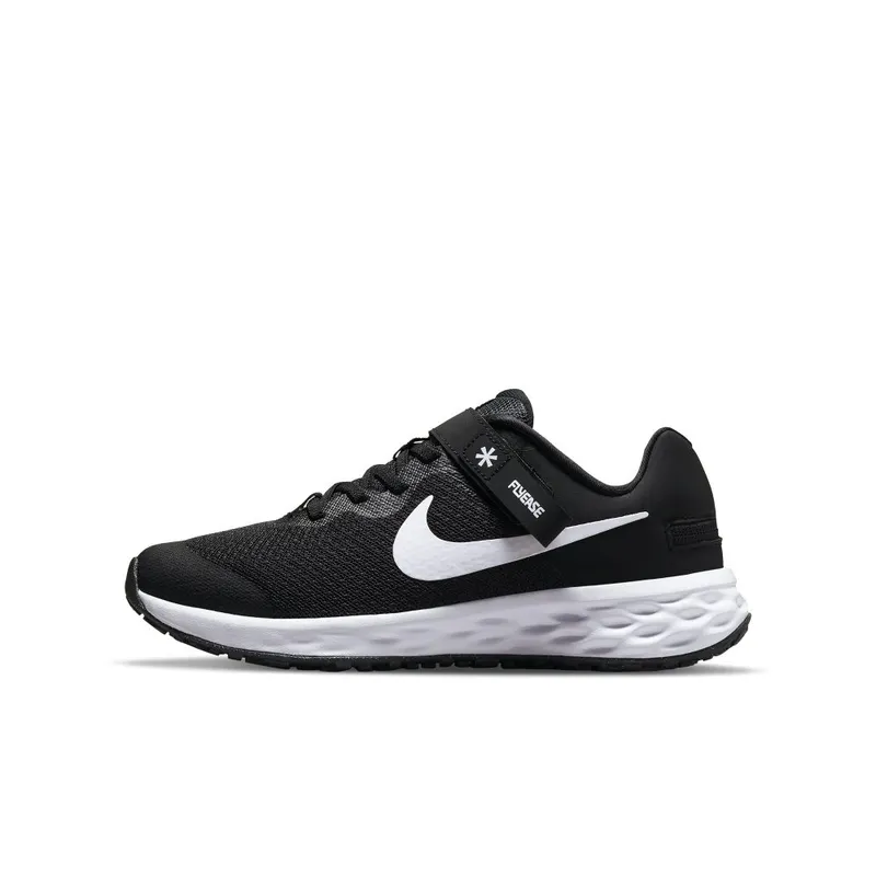 Nike Revolution 6 FlyEase Older Kids’ Easy On/Off Road Running Black 50% Sustainable Materials (DD1113-003)