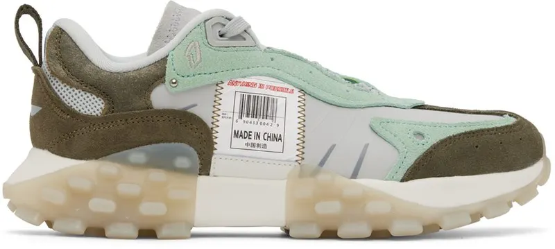 Li-Ning Gray & Green Overload GLACIER GRAY (AZGS033-1K)