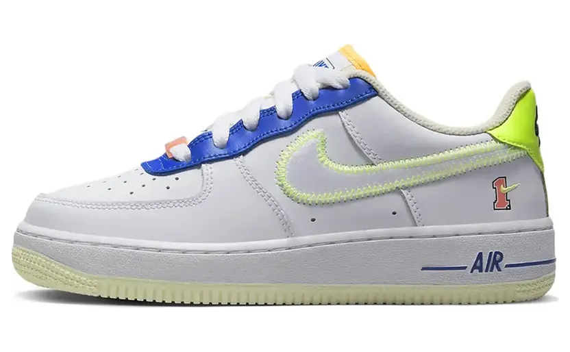 Nike Air Force 1 Low GS Player One White Blue (FB1393-111)