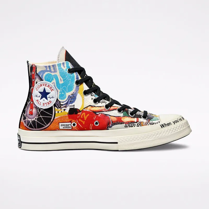 Converse Beat The World Chuck 70 High Top Egret/multi/Black (170680C)