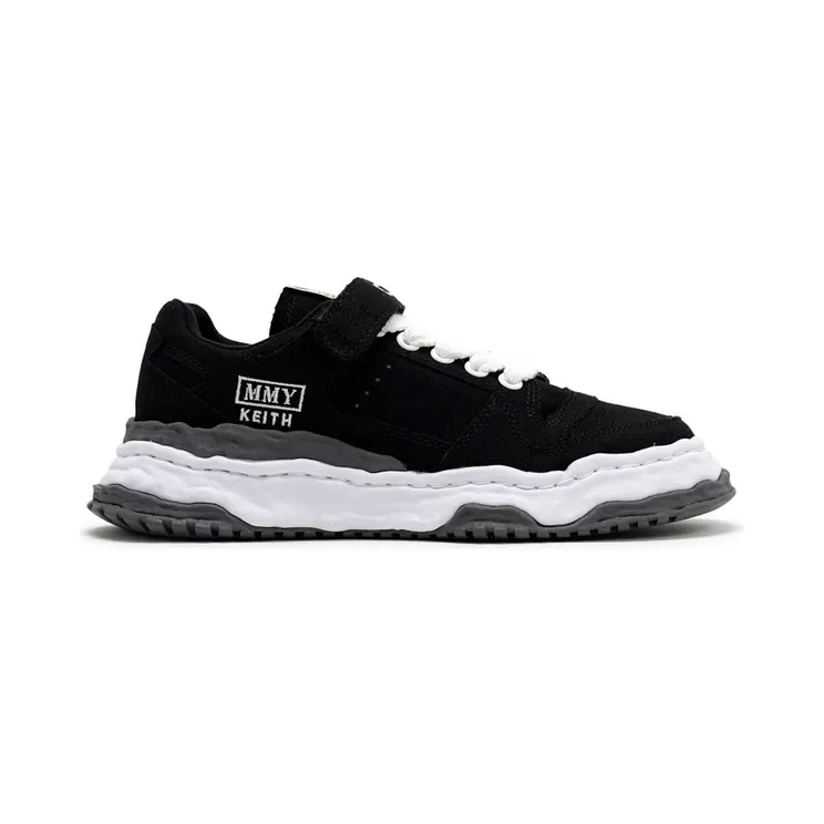 Maison Mihara Yasuhiro Keith OG Sole Canvas Low Black White (A15FW740-BLK)