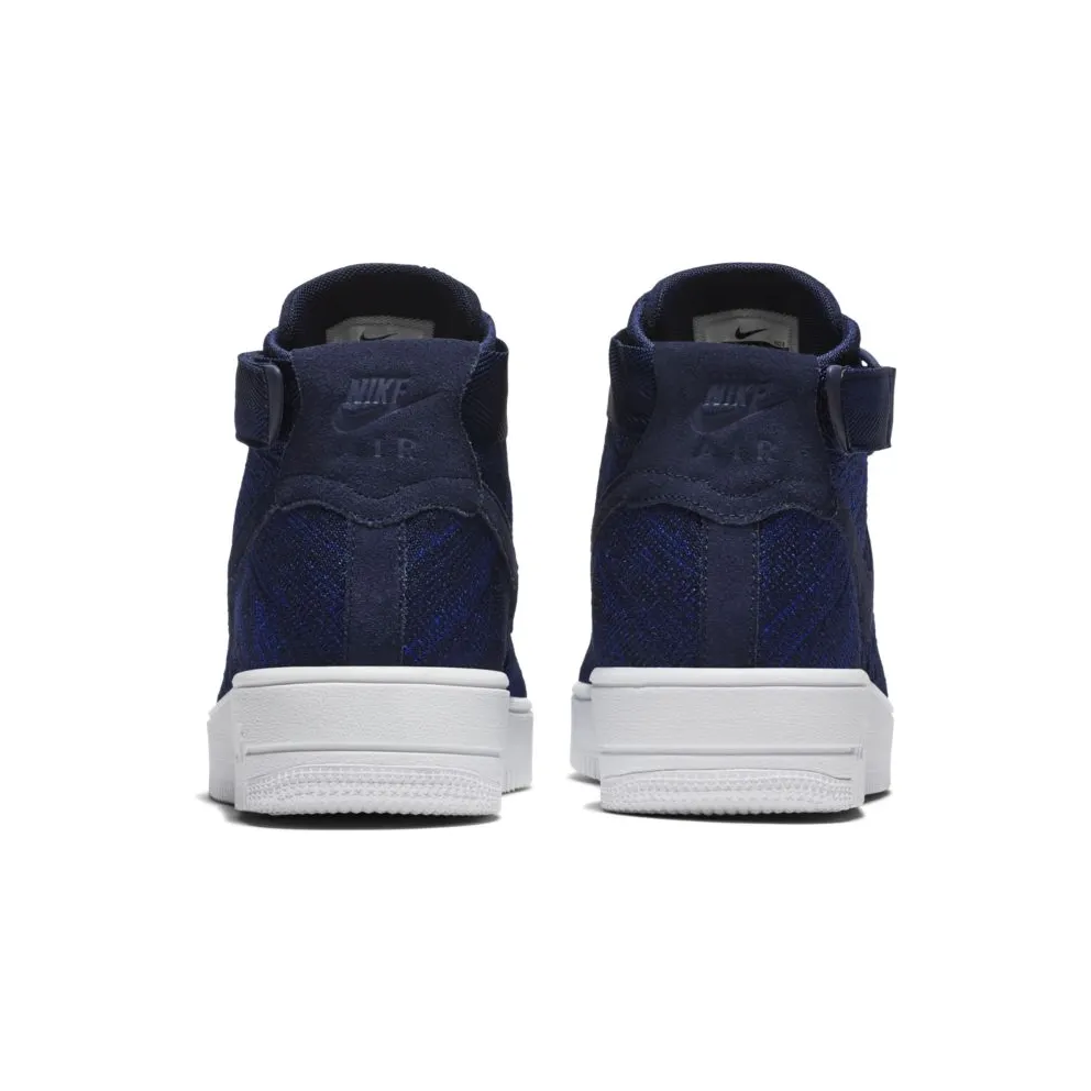 Nike Air Force 1 Ultra Flyknit Mid College Navy College Navy/College Navy-Black-White (817420-401)