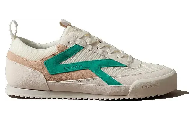 Calvin Klein sneaker Sand / Cognac / Grasgroen (HM0HM02208-0GG)