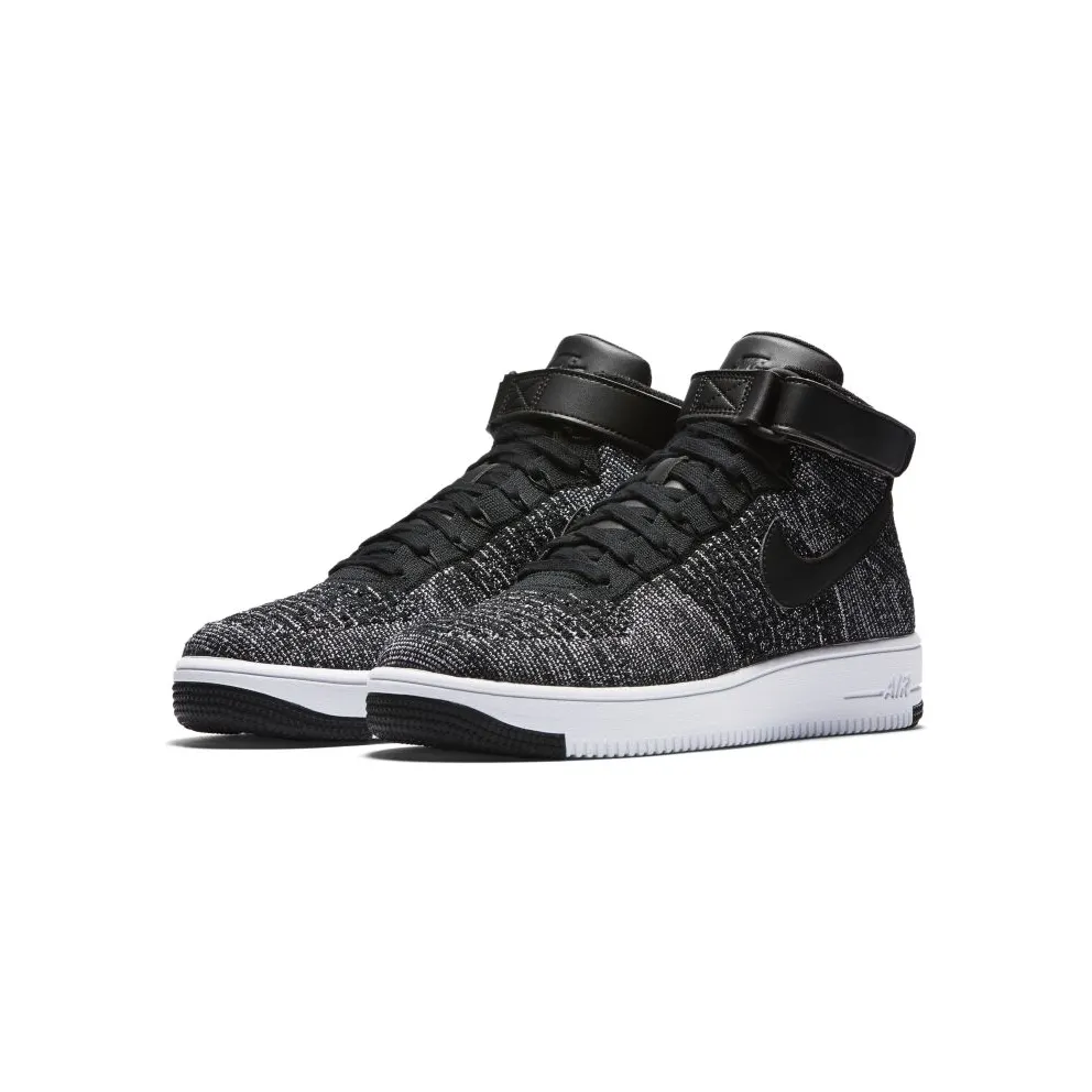 Nike Air Force 1 Ultra Flyknit Mid Oreo Black/Black-White (817420-004)