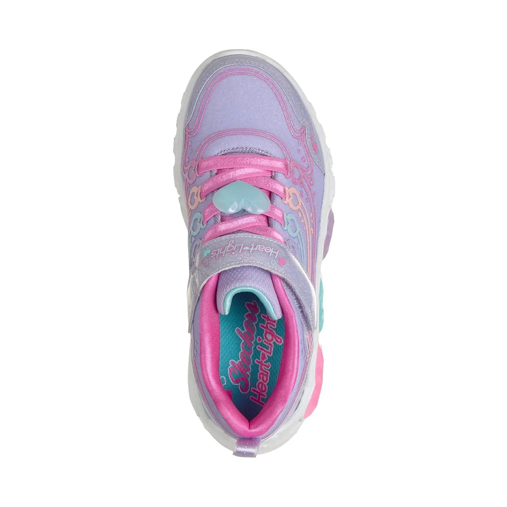 Skechers S-Lights: Enchanted Heart Lights Sneaker Lavendel