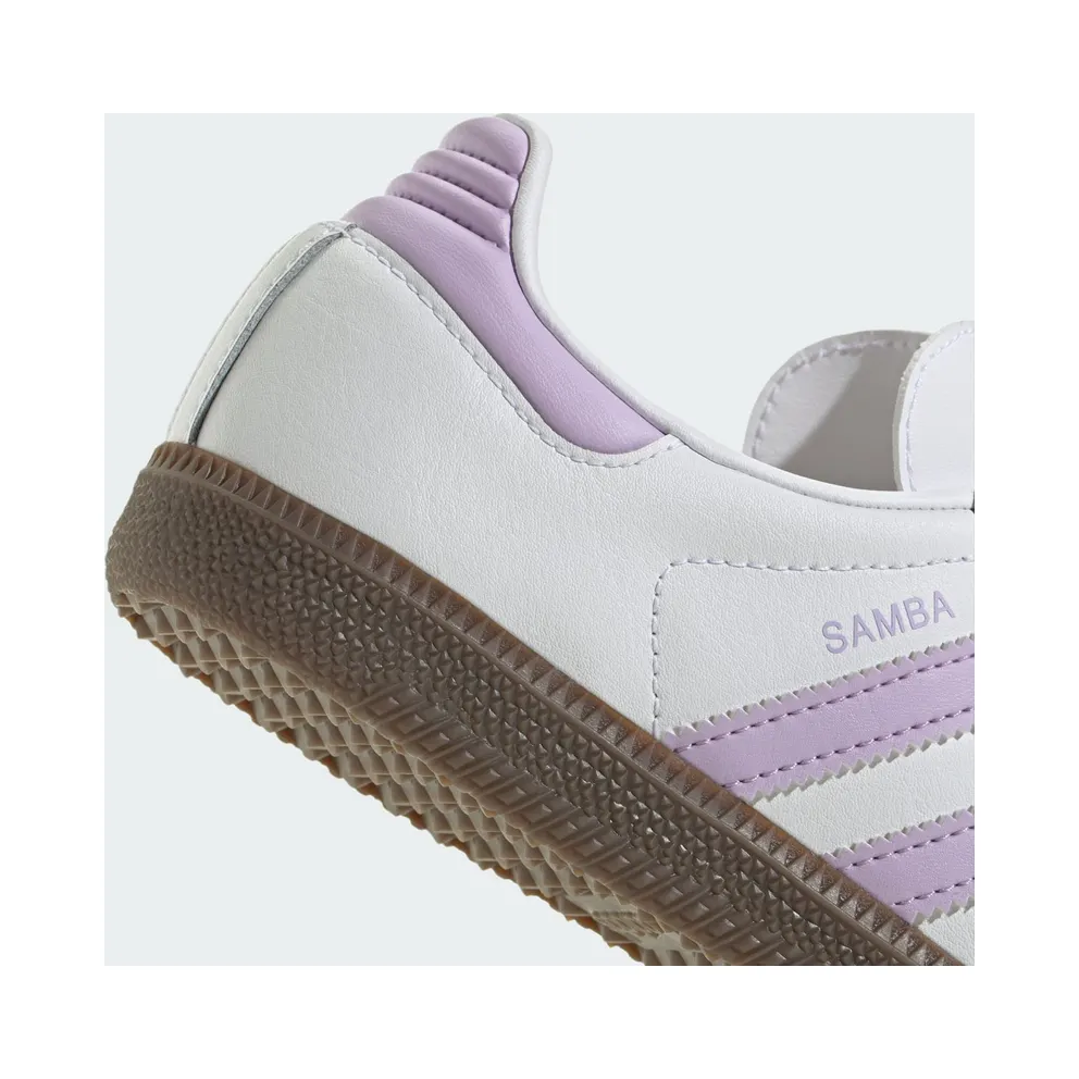 Adidas Samba OG GS “Cloud White / Powder Plum / Gum” (JQ2842)