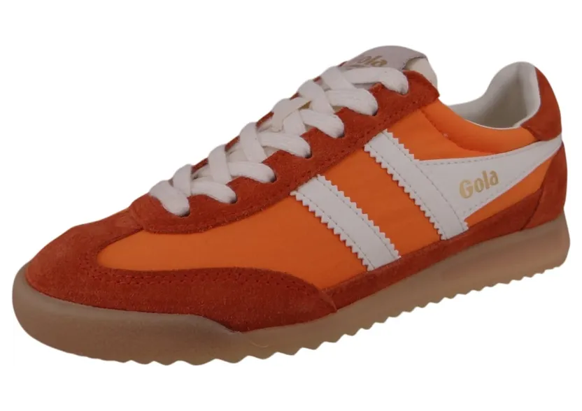 Gola sneaker Neonoranje / Rood / Natuurwit (CLB577UU)