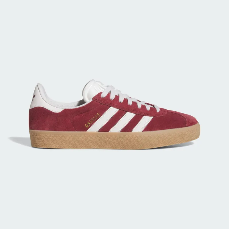 Adidas Gazelle ADV Shadow Red / Crystal White / Gold Metallic (JR2000)