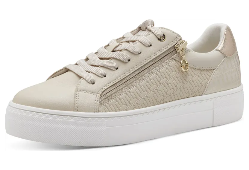 Tamaris sneaker Ivoor / Goud (1-23313-41-485)