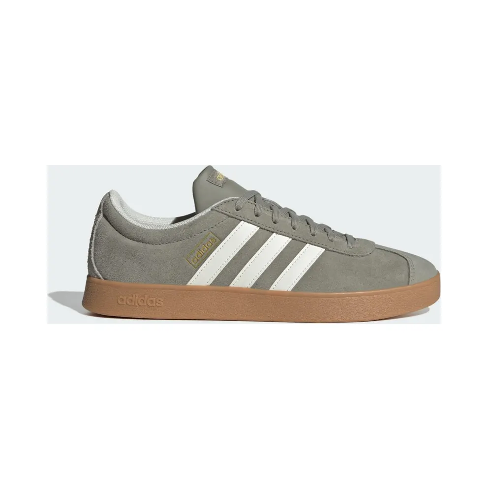 Adidas VL Court 2.0 Silver Pebble / Off White / Gold Metallic (JH5078)