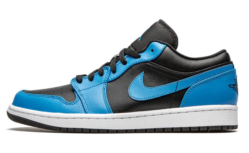 Air Jordan 1 Low ‘Laser Blue’ Laser Blue/Black/White (553558-410)