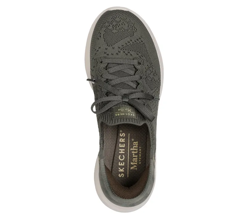 Skechers Slip-ins Martha Stewart: Ultra Flex 3.0 – Back On Track Sneaker Olijf
