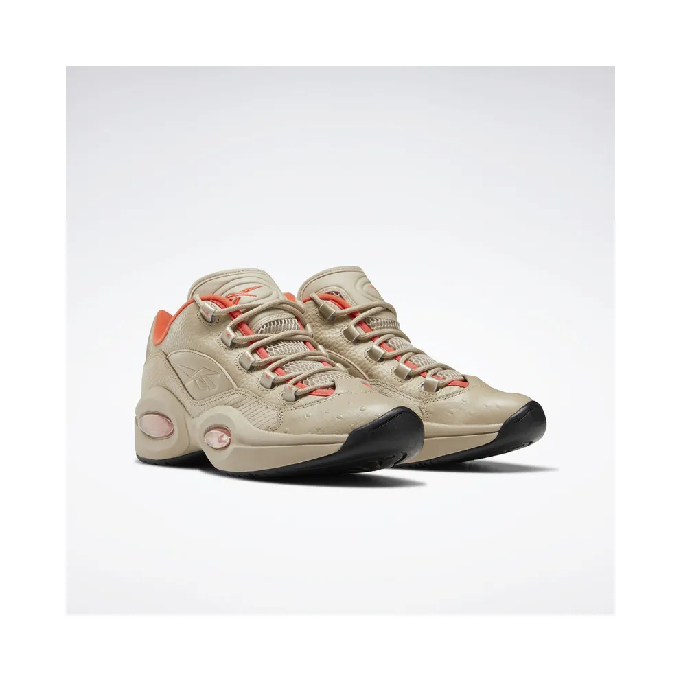 Reebok Question Low Modern Beige Modern Beige/Vivid Orange-Black (Other Brands Other)