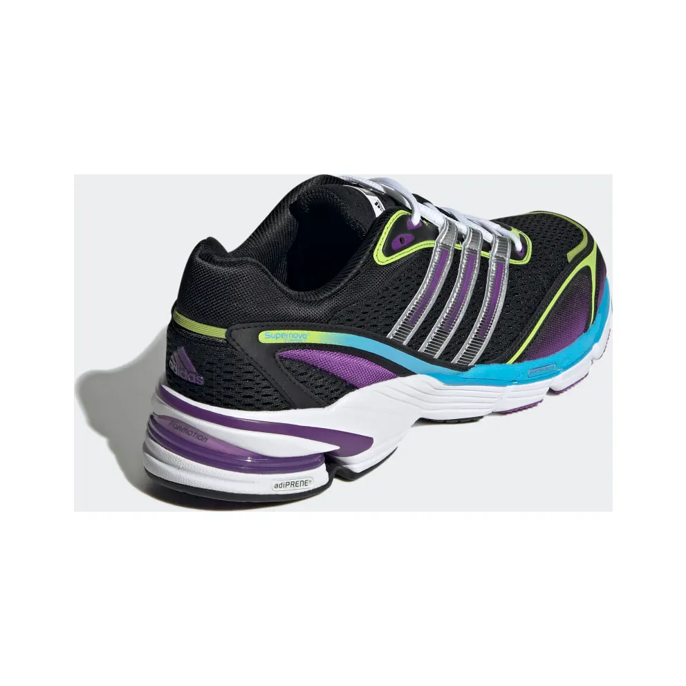 Adidas Supernova Cushion 7 Core Black / Silver Metallic / Semi Solar Green (GY5931)