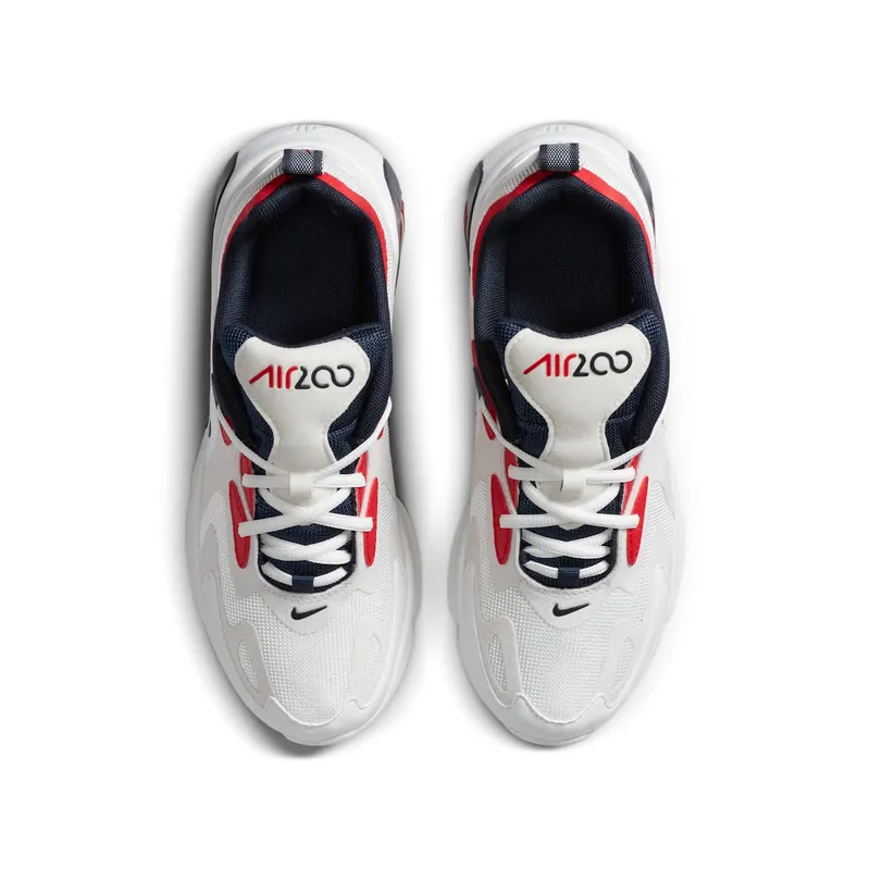 Nike Air Max 200 “Summit White University Red” (AT5627-105)