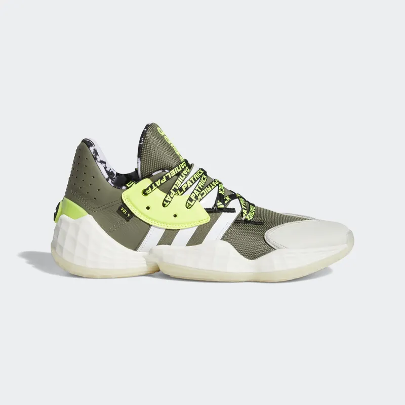 adidas Harden Vol. 4 Daniel Patrick Legacy Green/Cloud White/Solar Yellow (FV8921)