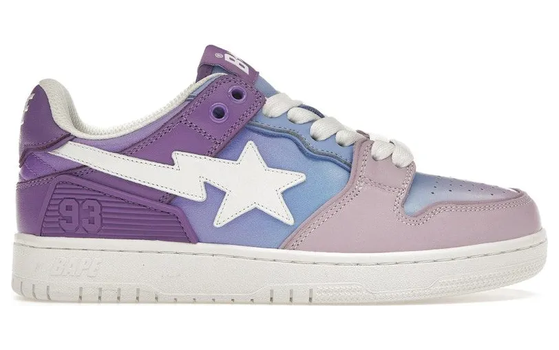 A Bathing Ape Bape SK8 Sta Purple Gradient (1J30-191-023-PUR)