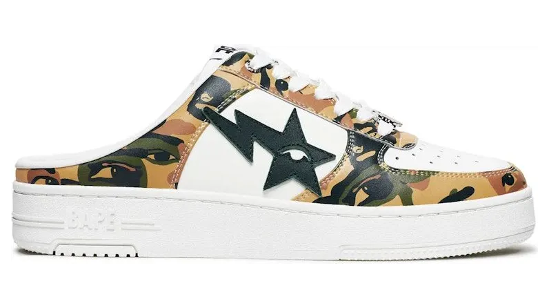 A Bathing Ape Bape Sta Mule KidSuper Green (1L23-191-913)