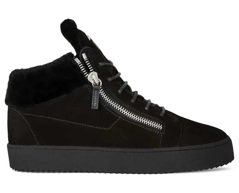 Giuseppe Zanotti Kriss Winter mid-top sneakers – Zwart (RU10000002)
