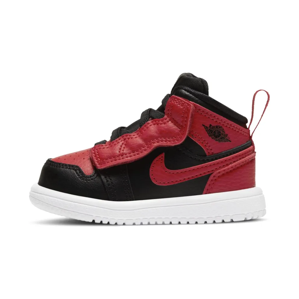 Jordan 1 Mid Alt Banned 2020 (TD) Black/University Red-Black-White (AR6352-074)