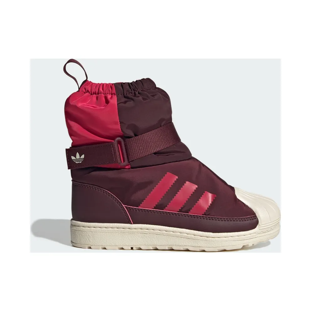 Adidas Superstar 360 Winterized Boot Maroon / Wonder White / Ruby Red (JR5804)