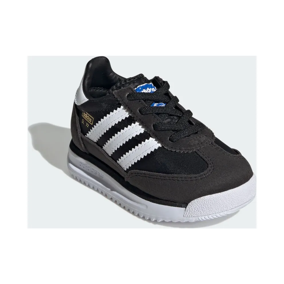 Adidas SL 72 RS Elastic Laces Kids Core Black / Cloud White / Blue (IH2978)