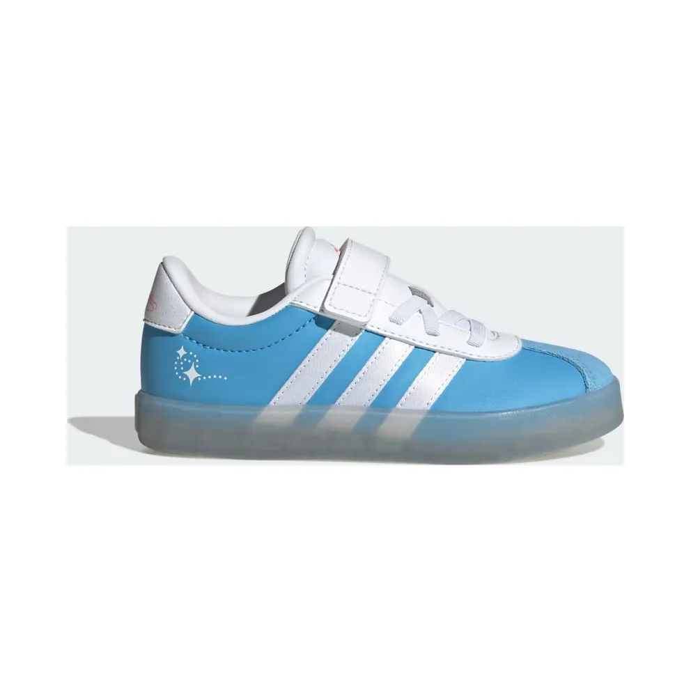 Adidas VL Court 3.0 Kids Semi Blue Burst / Cloud White / Lucid Pink (JR4901)