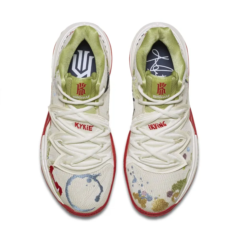 Nike Kyrie 5 Bandulu Light Bone/Green-Red (CK5837-100)