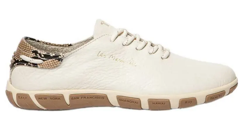 TBS sneaker licht beige/python (JAZARU-M7K63)