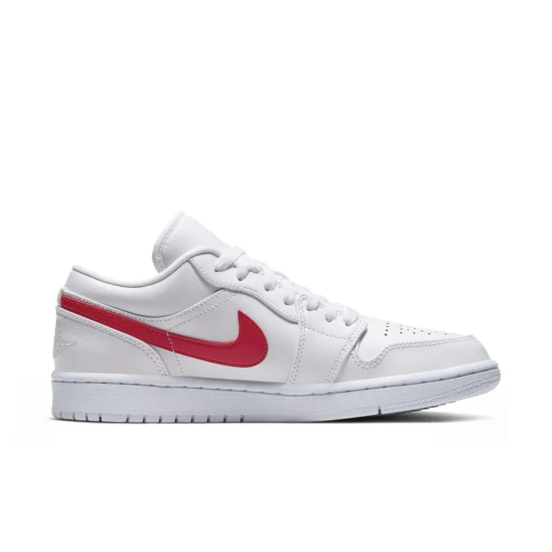 Jordan 1 Low White University Red (W) White/University Red-White (AO9944-161)