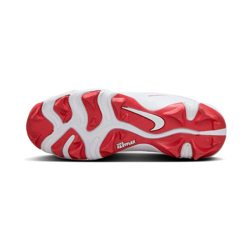 Nike Hyperdiamond 4 Keystone White Pure Platinum University Red (FZ0919-104)