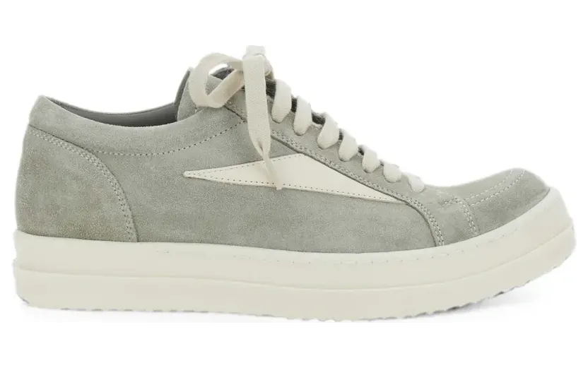 Rick Owens Suède low-top “Grey” (RP02F5888LVSLC)