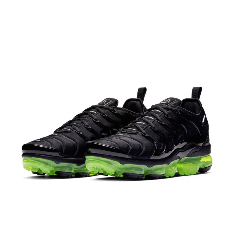 Nike Air VaporMax Plus Black Volt Sole Black/Reflect Silver-Volt (924453-015)