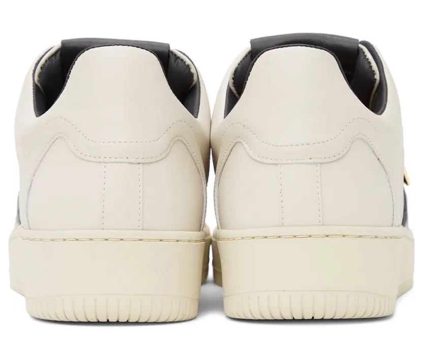 Human Recreational Services Off-White & Black Mongoose Low Sneakers (UE22GF0200X2C1) (2)
