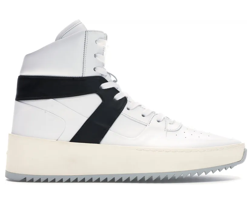 Fear Of God Basketball Sneaker Leather White Black