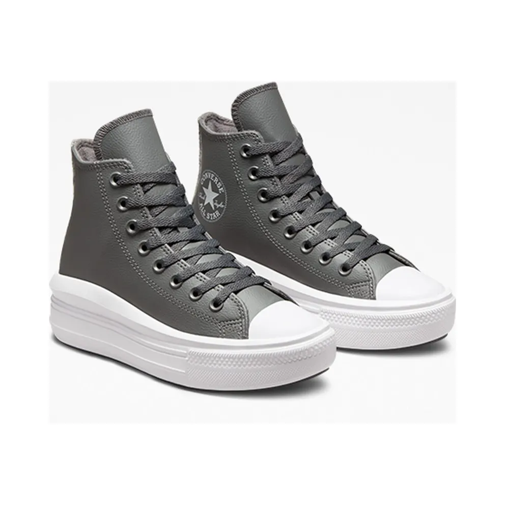 Converse Chuck Taylor All Star Move Platform Stripe Knit Iron Grey/iron Grey/White (A01344C)