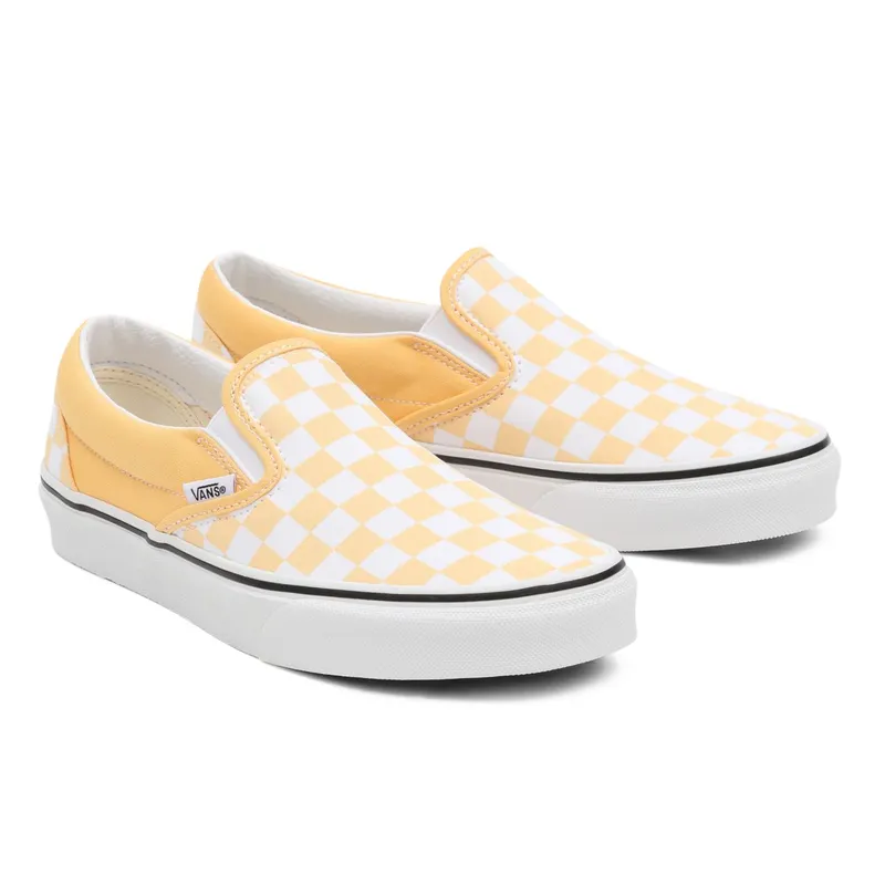 VANS Checkerboard Classic Slip-on Shoes Yellow (VN000XG8AZV)