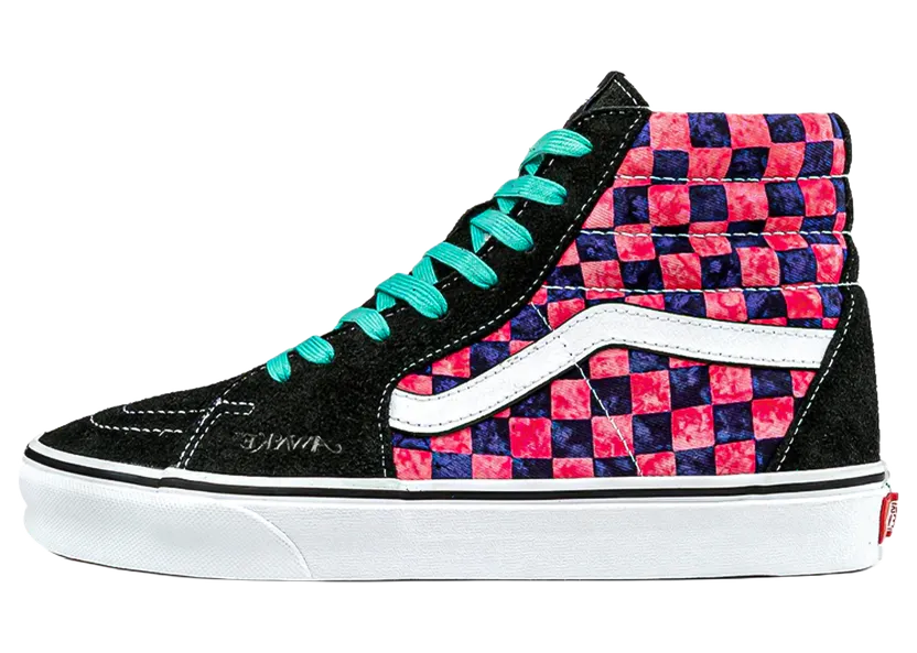 Vans SK8-HI “Awake NY – Blue Checkerboard” (VN0A5HXV7BO)
