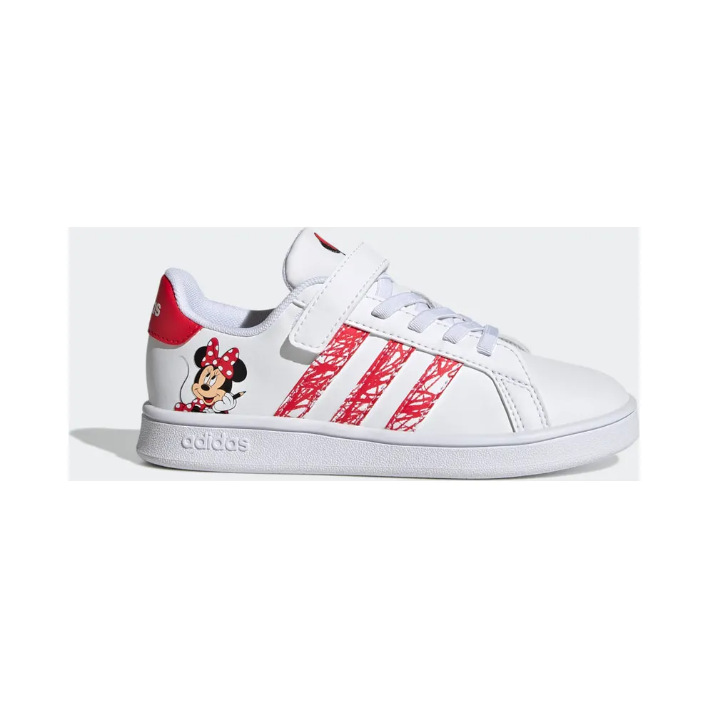adidas x Disney Mickey Maus Grand Court Schuh Cloud White / Cloud White / Ray Red (GZ3318)