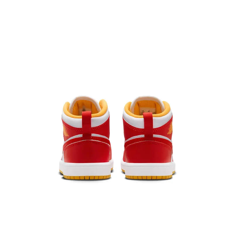 Air Jordan One Mid Speed Red / White / Gold (IM6563-624)