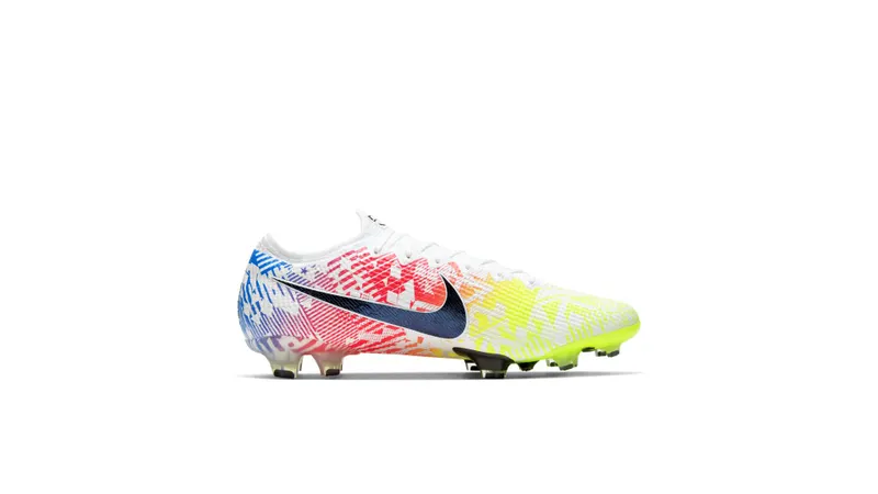 Nike Mercurial Vapor 13 Elite Neymar Jr FG Jogo Prismatico White/Racer Blue-Volt-Black (AT7898-104)