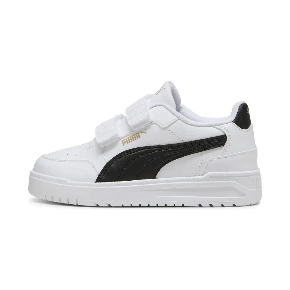 Puma Shuffle Downtown “Puma White / Puma Black / Puma Gold” (403740_02)