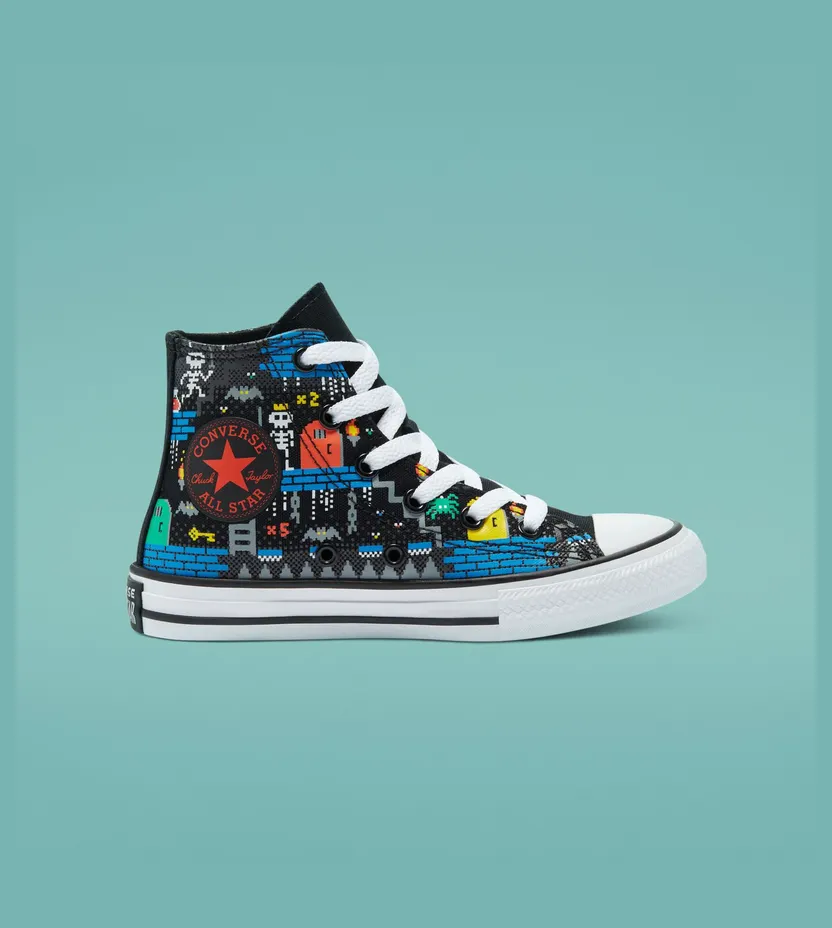 Converse Gamer Chuck Taylor All Star High Top Black/bright Poppy (670212C)