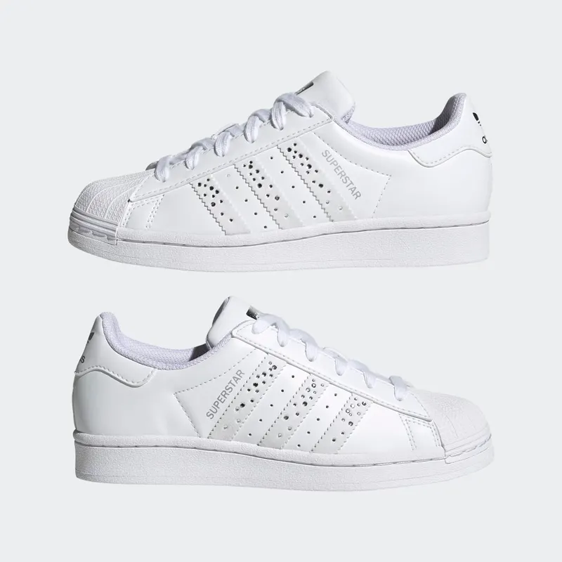adidas Superstar Cloud White / Cloud White / Silver Metallic (H04019)