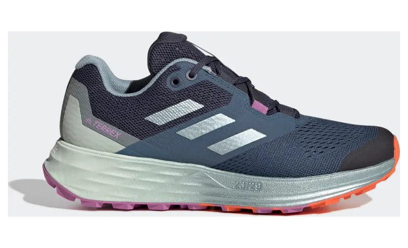 adidas TERREX Two Flow Trailrunning-Schuh Wonder Steel / Magic Grey Met / Pulse Lilac (GZ4050)