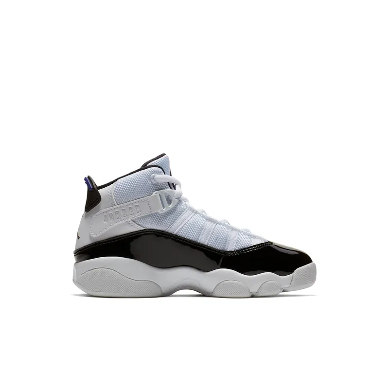 Jordan 6 Rings Concord 2018 (PS) White/Black-Dark Concord (323432-104)