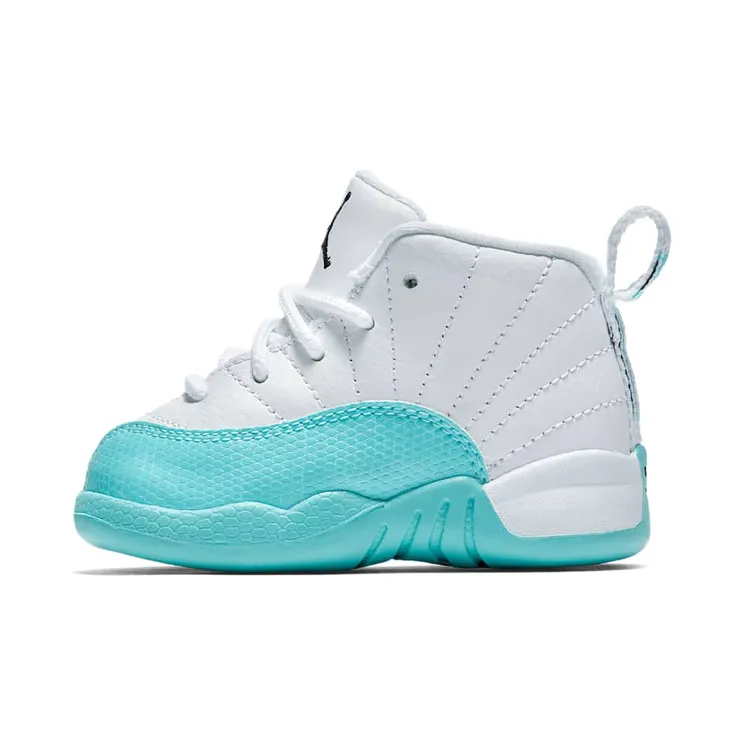 Air Jordan 12 Retro TD ‘Light Aqua’ White/Light Aqua-Black (819666-100)