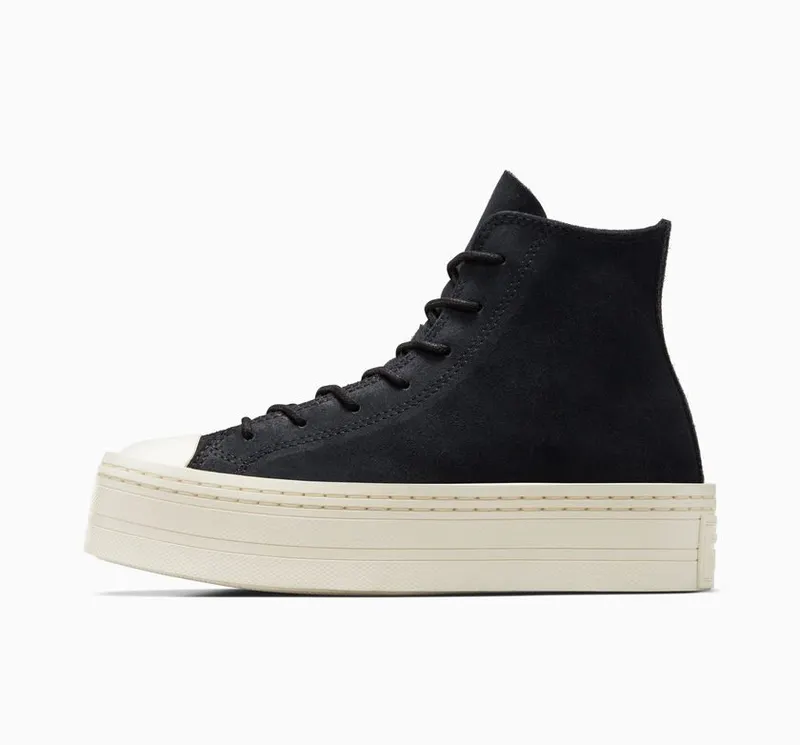 Converse Chuck Taylor All Star Modern Lift Platform Mono Suede Black/black/egret