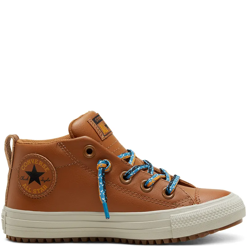 Converse Big Double Lace Suede Chuck Taylor All Star Street Boot Mid (668490C)