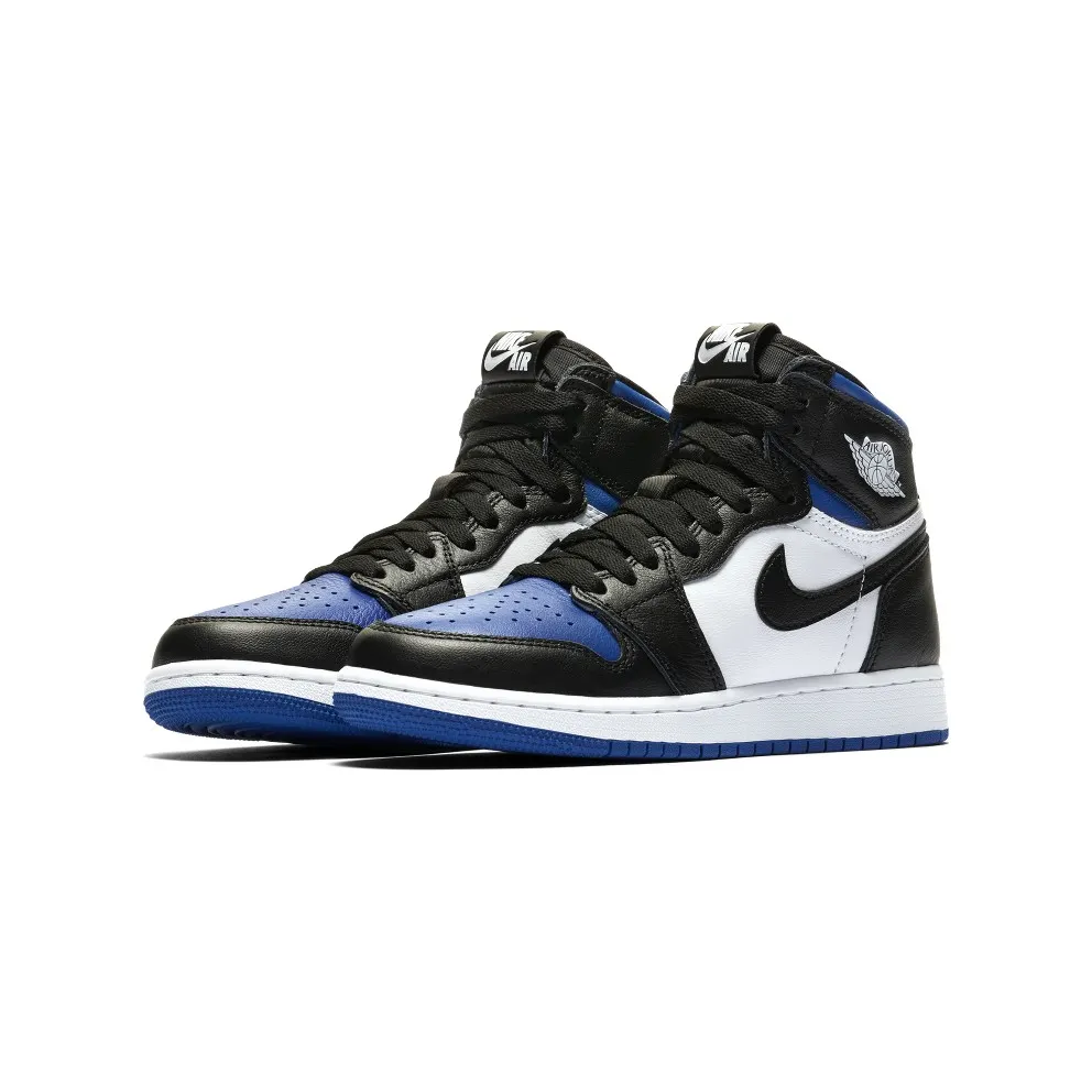 Jordan 1 Retro High Royal Toe (GS) Black/White-Game Royal-Black (575441-041)